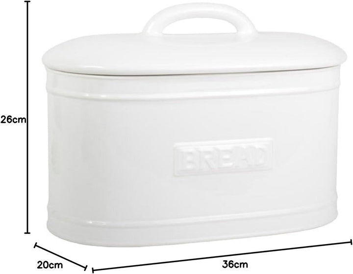 IB Laursen Brotbox oval Weiss