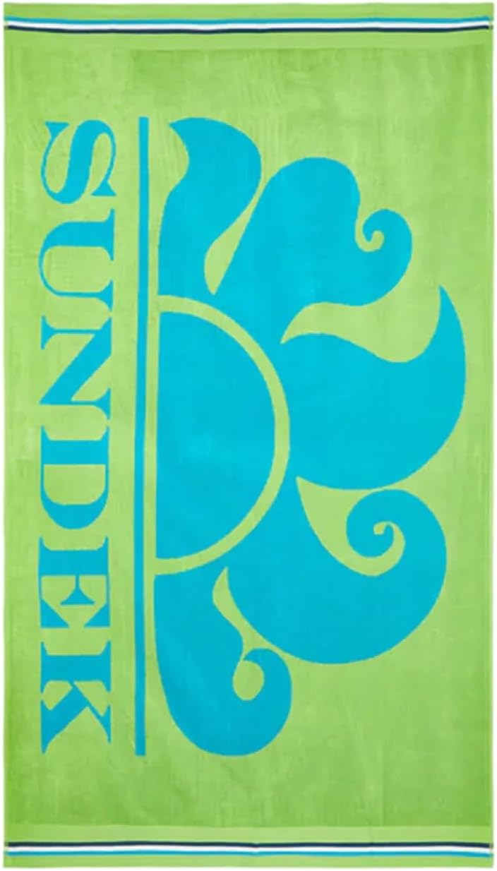 SUNDEK NEW CLASSIC LOGO GRÜNES STRANDTUCH AM312ATC105024813
