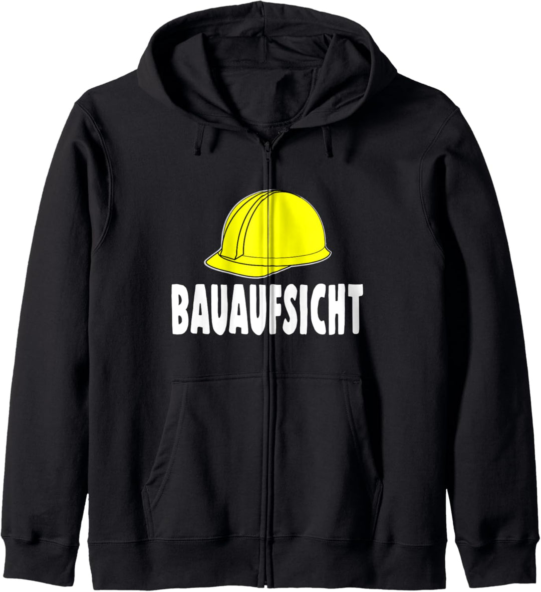 Baufsicht Mit Bauhelm Kapuzenjacke