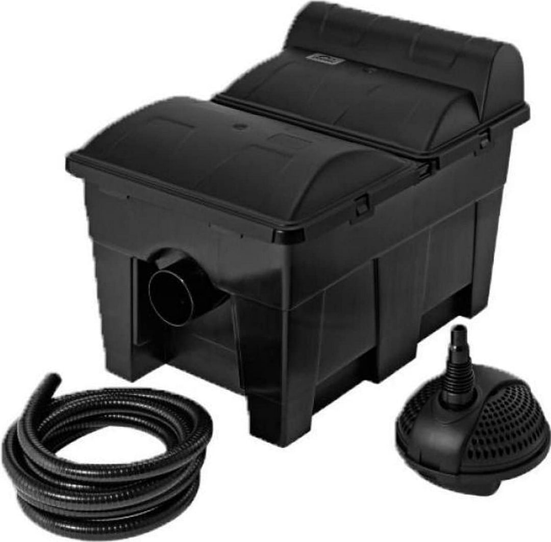 Pontec 42752 MultiClear Set 15000 - Komplettset aus Filterpumpe und Durchlauffilter / Durchlauffilte