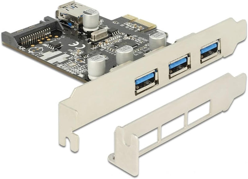 Delock PCI Express Karte > 3 x extern + 1 x intern USB 3.0 Typ-A Buchse