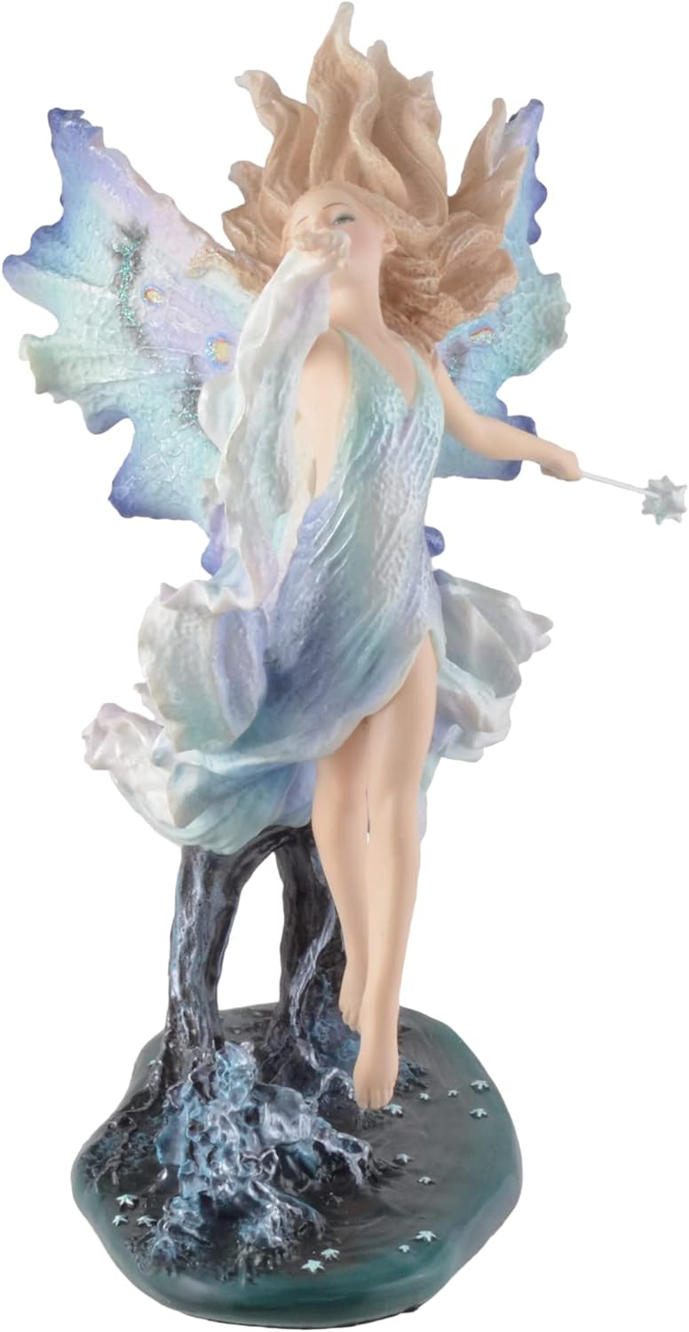 Fee mit Sternenstab - Where moonbeams Fall Designer:Josephine Wall, hergestellt by Veronese