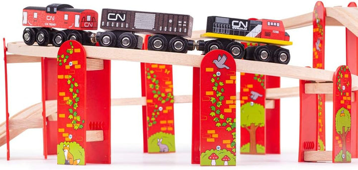 Bigjigs Rail Hochbrücke Holzeisenbahn