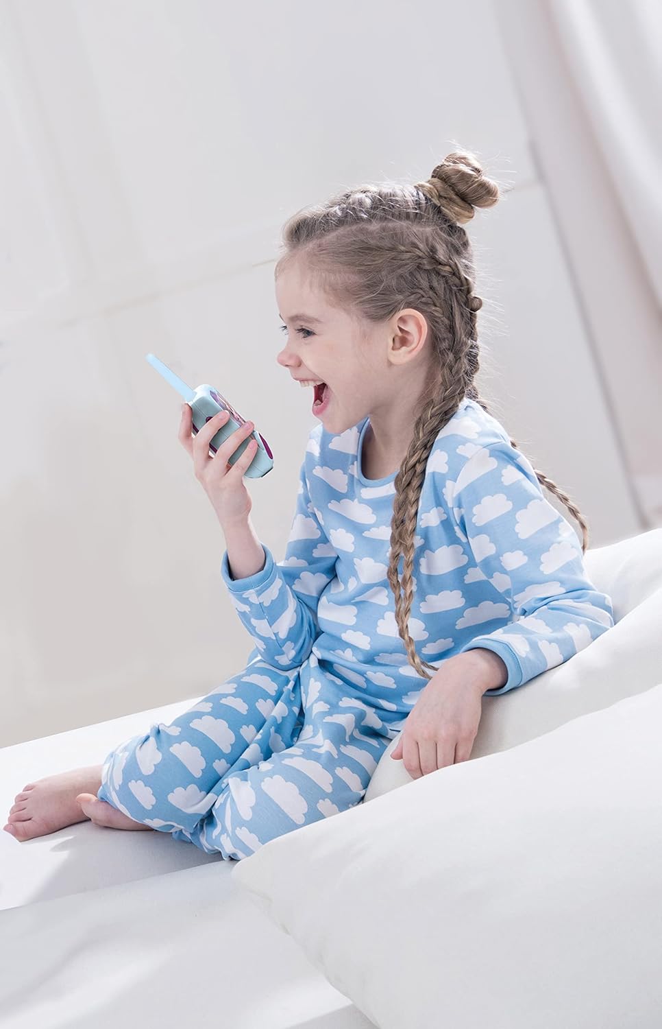 Lexibook, Die Eiskönigin, Talkies-Walkies 200m, Kommunikationsspiel für Kinder, Gürtelclip, 2 Kommun