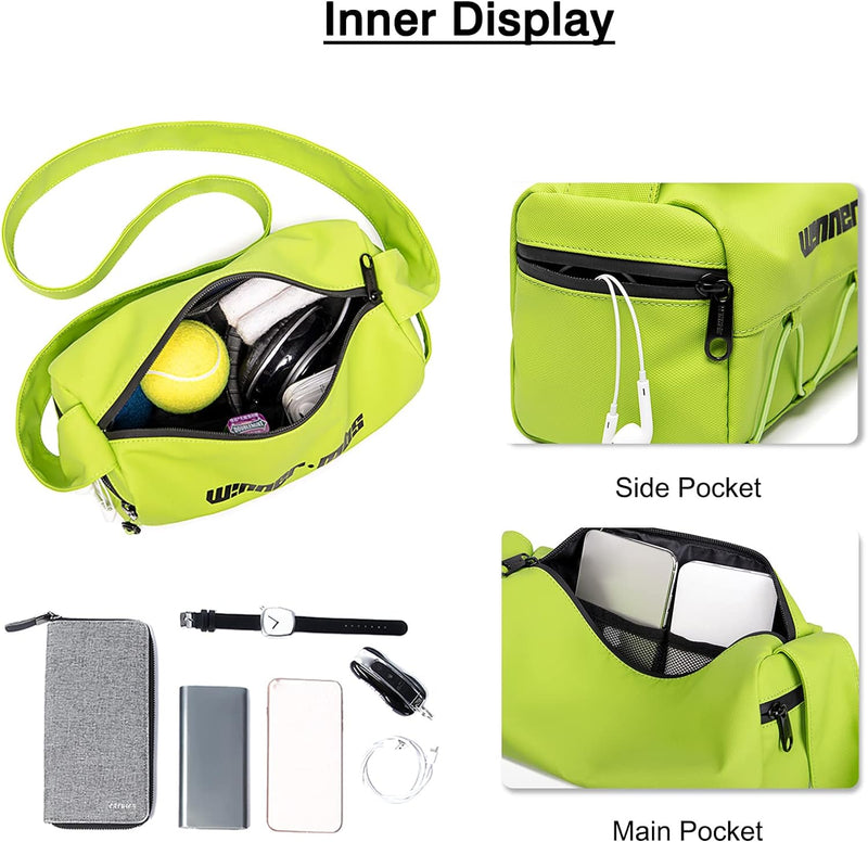 FANDARE Umhängetasche Damen Fitnessstudio-Tasche Herren Messenger Bag Schultertasche Damentasche Wee