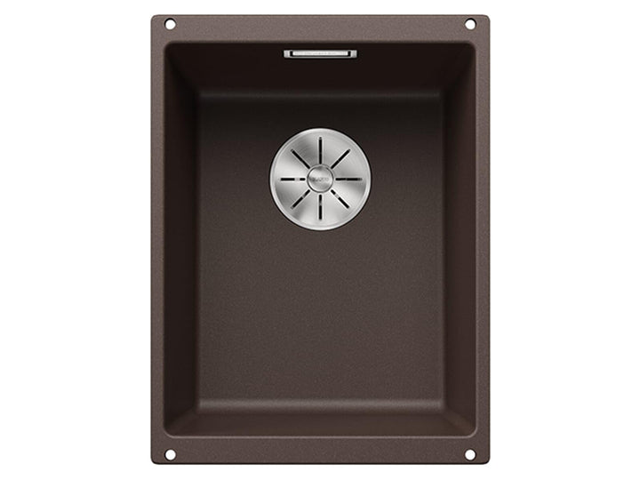 BLANCO SUBLINE 320-U | SILGRANIT cafe | Einbauart: Unterbau | ohne Ablauffernbedienung | 40er Unters