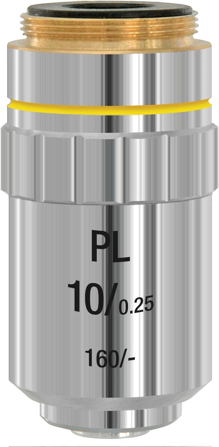 Bresser Objektiv, 5941510, DIN-PL 10x planachromatisch (Mikroskop), 10x