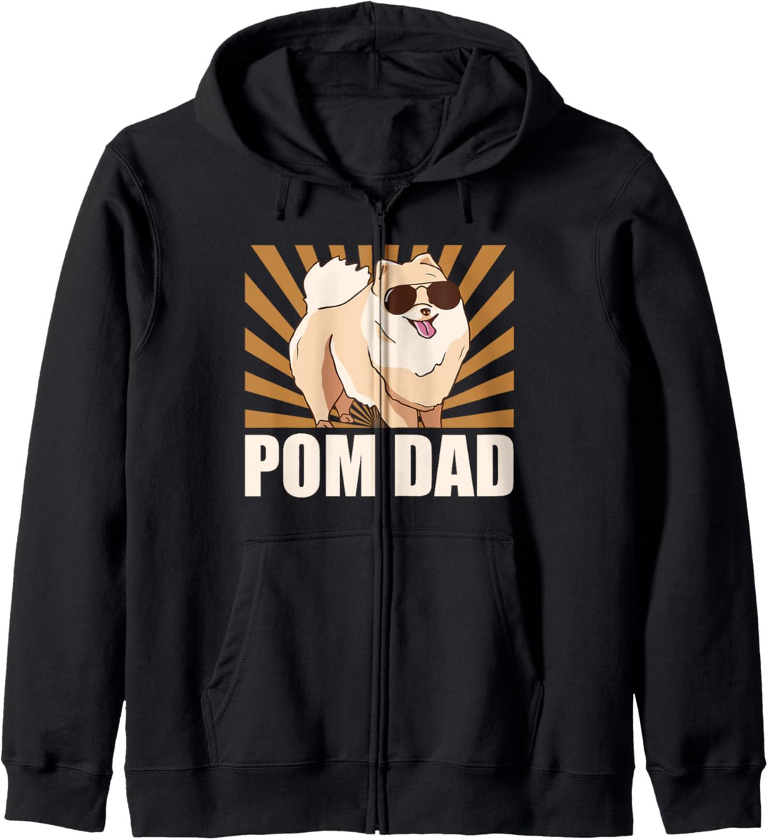 Pom Dad Hundebesitzer Pomeranian Kapuzenjacke