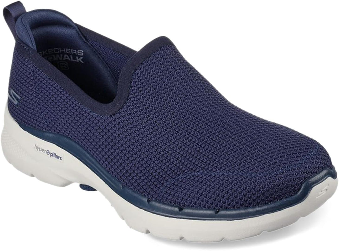 Skechers Performance Women's Damen Go Walk 6 - Clear VirtueSneaker 37 EU Navy, 37 EU Navy