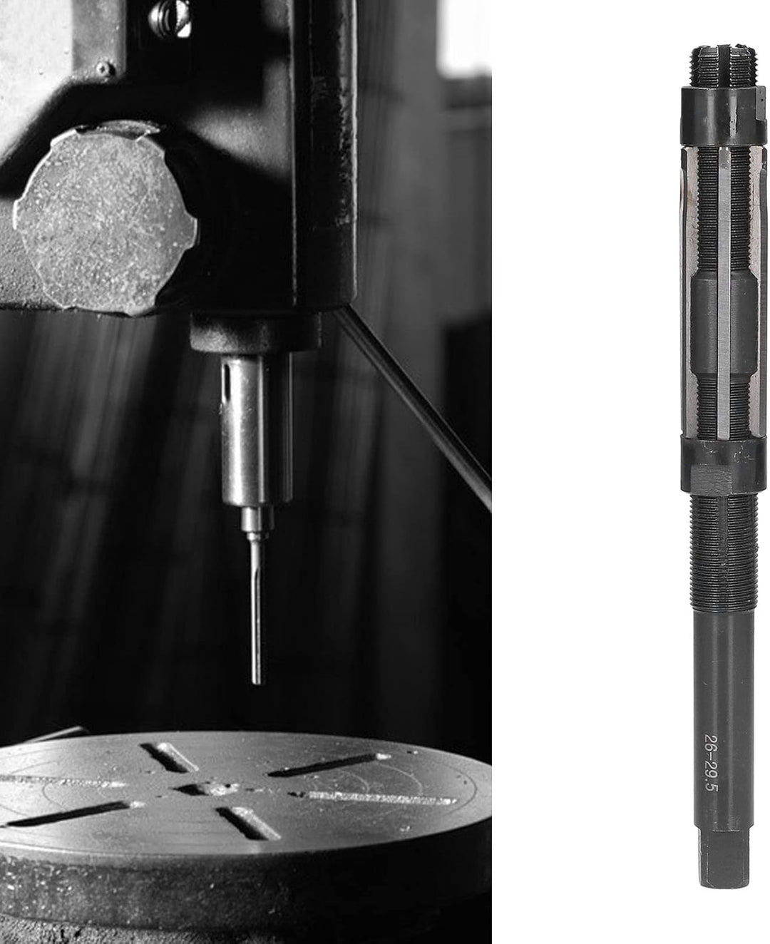 Einstellbare Reibahlen, 6-schneidiges Design 26‑29,5 mm Hohe Schleifgenauigkeit Arbeitssparende Hand