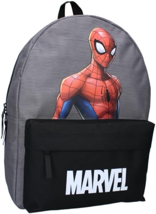 mybagstory - Rucksack - Spiderman - Grau - Kinder - Schule - Kindergarten - Grundschule - Schulranze