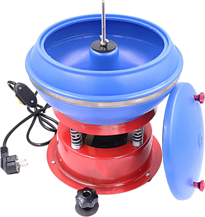 Poliermaschine Polierer, 3,5L 8 Zoll Elektrischer Stein Vibrations Tumbler Schmuck Vibrations Polier