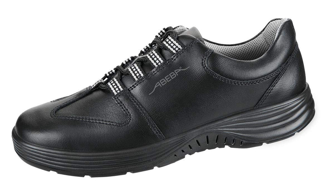 Abeba Halbschuh 711138 - X-Light Glattleder schwarz 43 EU, 43 EU