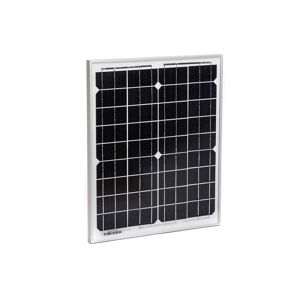 Solarkontor 30 Watt Solarmodul SK30MONO - Solarpanel 12V Monokristalline Solarzellen (30W), 30W