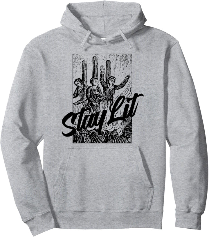 Bleib dran - Burning Witches Occult Pullover Hoodie