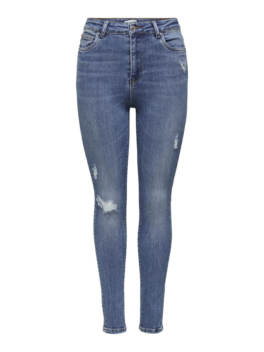 ONLY Female Skinny Jeans ONLMila Life HW Ankle Skinny Fit Jeans 25W / 30L Blau (Medium Blue Denim),