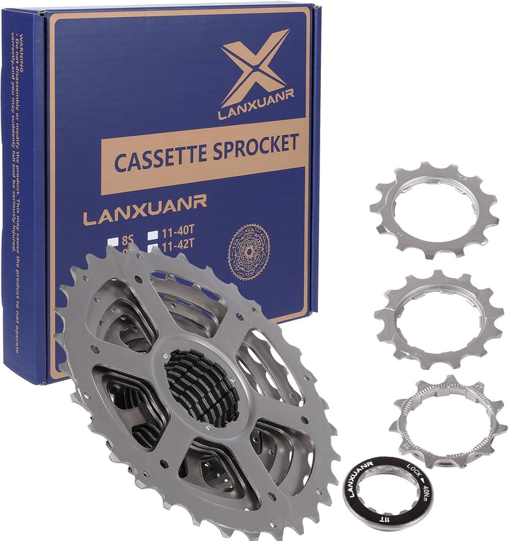 LANXUANR 10 Fach Fahrrad Kassetten ist für Mountainbikes und Rennräder geeignet. Superleicht 11-25T,