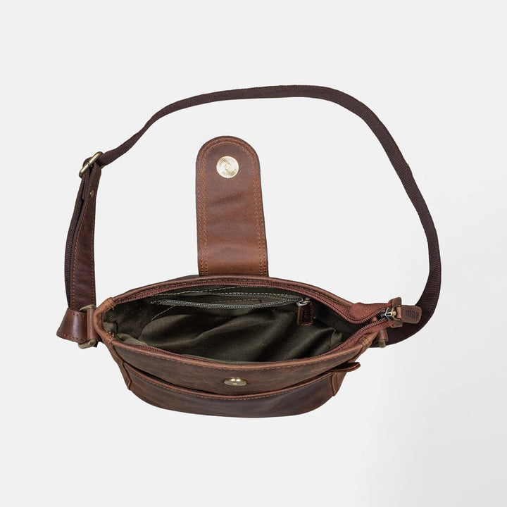 LEABAGS Leder Handtasche Damen I Premium Echtleder Umhängetasche I Damen Schultertasche I Damentasch