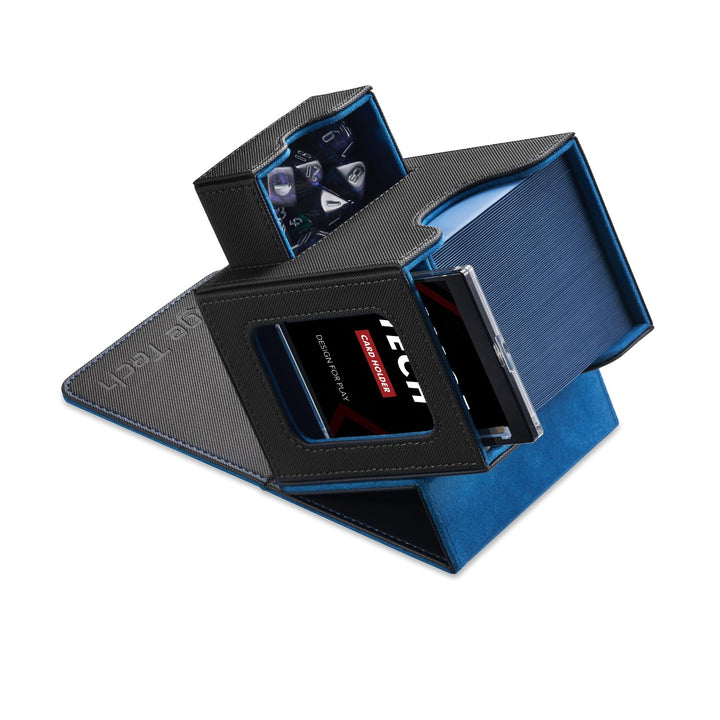 Commander Deckbox für MTG - Patentiertes Design, Commander Display, passt für 100 doppelt eingehüllt