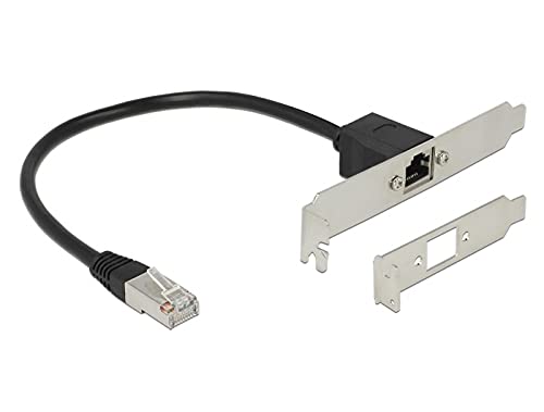 DeLOCK 85803 Netzwerkkabel schwarz 0,3 m Cat5e F/UTP (FTP)