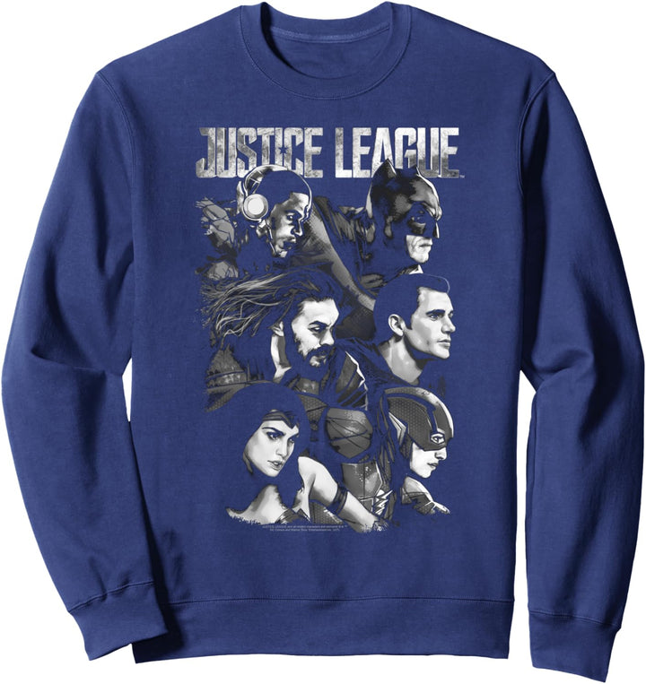 Justice League Movie Pushing Forward Sweatshirt