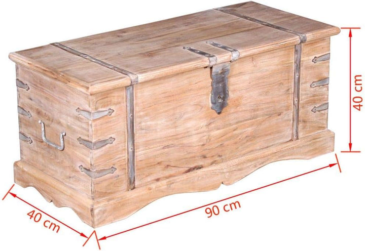 Aufbewahrungstruhe Spielzeugkiste mit grosser Stauraum, Vintage Betttruhe, Flur, Schlafzimmer, Wohnz