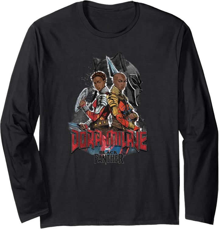 Marvel Black Panther Dora Milaje Group Shot Langarmshirt