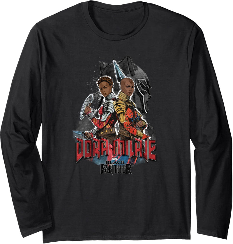 Marvel Black Panther Dora Milaje Group Shot Langarmshirt