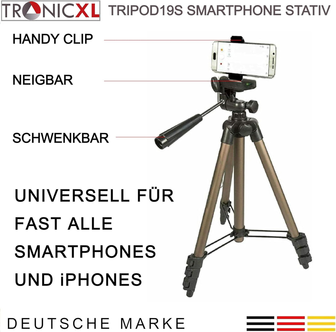 Tripod 21P 130cm Stativ Ständer für Mini Video Beamer kompatibel mit Dell M110 M115 HD Anker Nebula