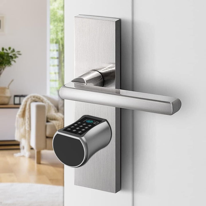 eLinkSmart Türschlosszylinder 75mm (37.5/37.5) mit Bluetooth App Fingerabdruck Passwort Schlüssel -