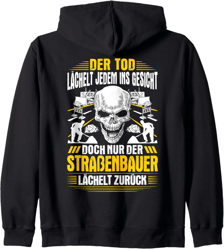 Lächeln Strassenbauer Kapuzenjacke