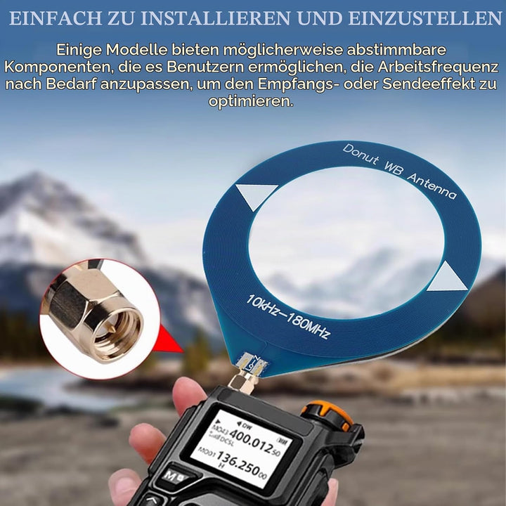 SI4732 Taschenradio 0.5-108MHz: Radio im Taschenformat mit 1,9" IPS Farbdisplay, Vollband-Empfänger