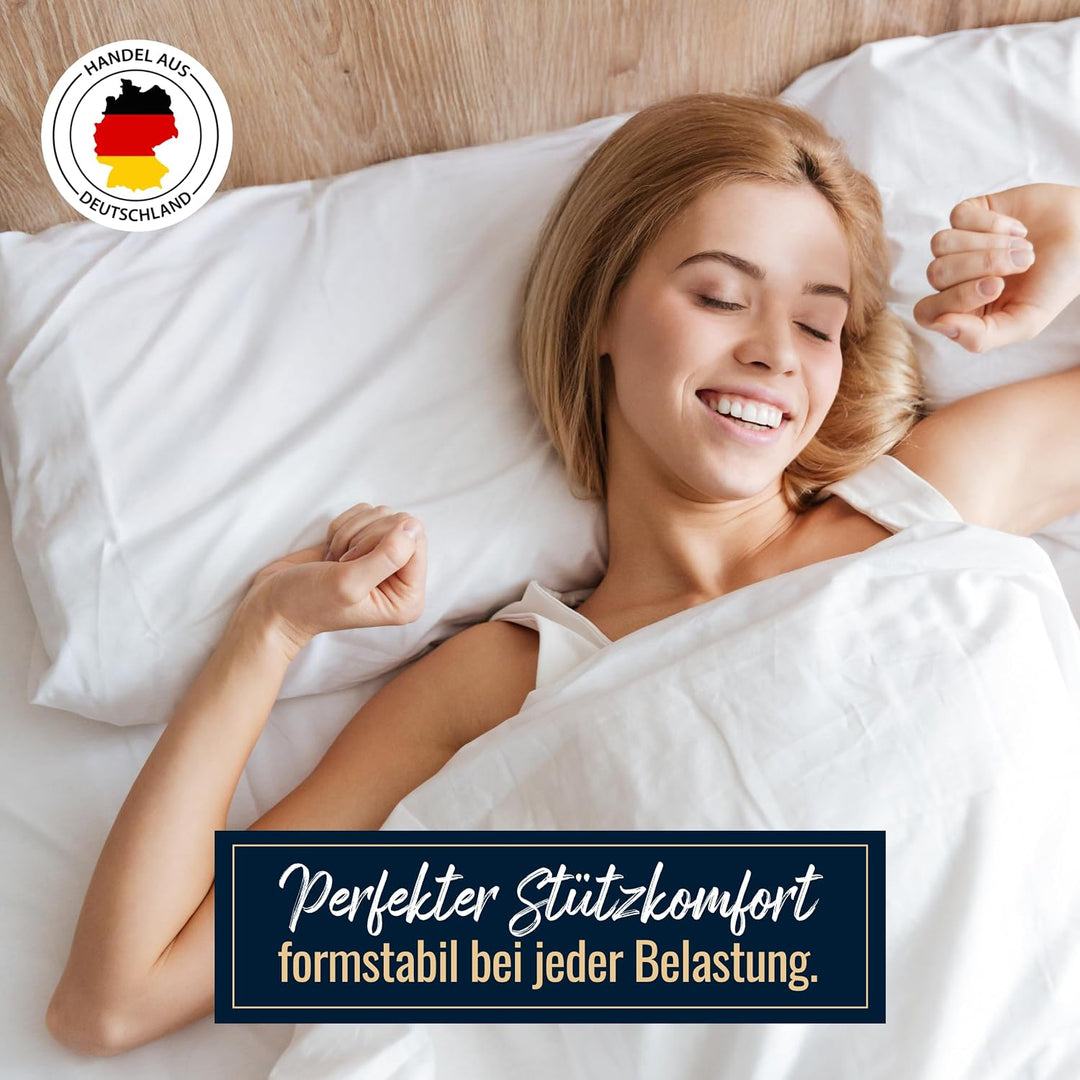 Das Original Cervical-Nackenstützkissen von Dormabell, KOSTENLOSE Tragetasche inklusive, Rascher GRA
