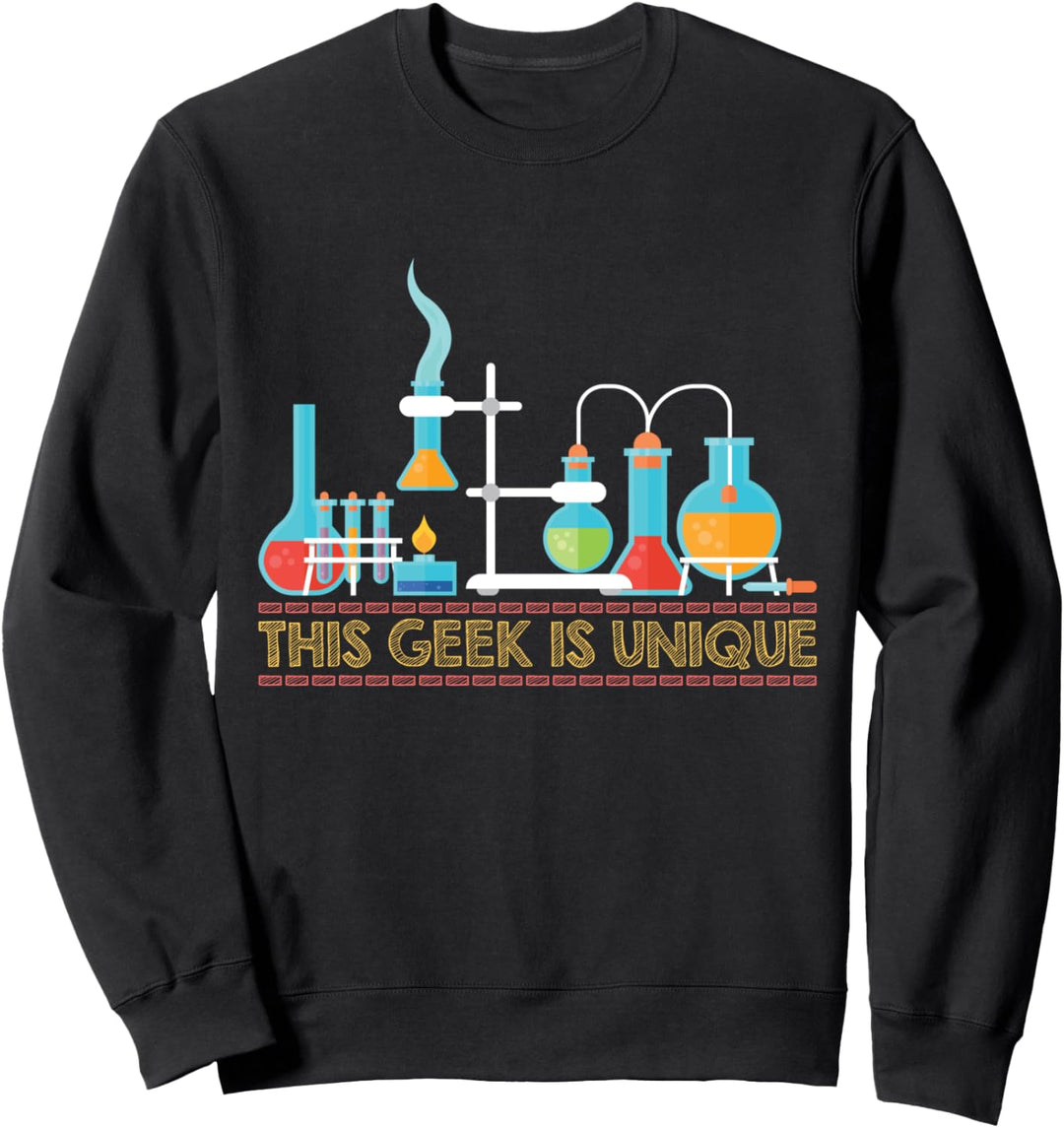 This Geek is Unique Science Birthday and Math Geek Birthday Sweatshirt