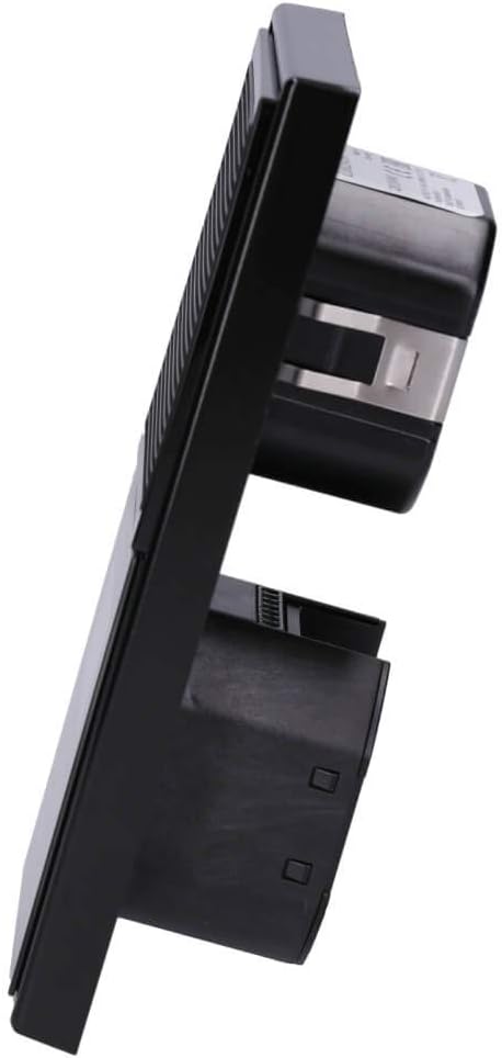 Jung Smart Radio DAB Komplett-Set Schwarz Serie LS DABLS1SW mit Lautsprecher und 2-Fach Rahmen LS982