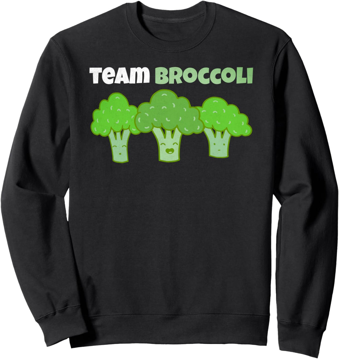 Vegan Team Broccoli Vegetables Vegetarian Plant Based Diet Sweatshirt