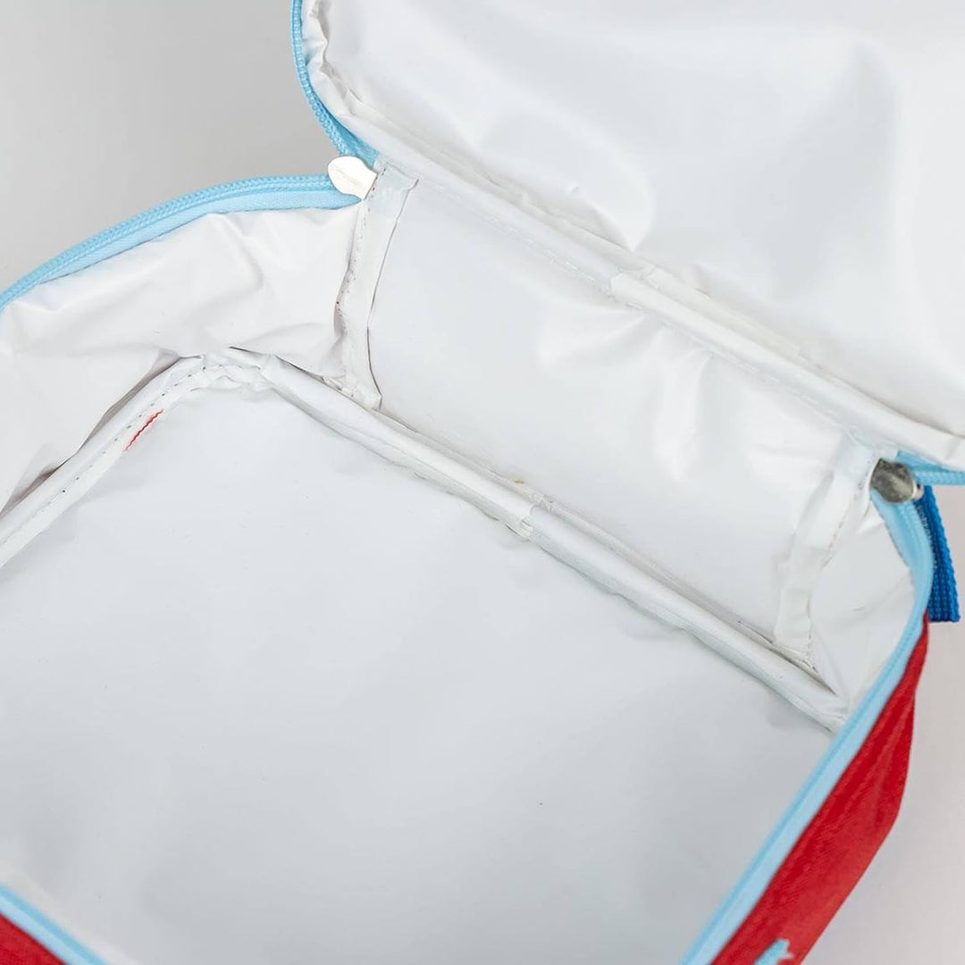 Spidey Thermo-Kühltasche, Rot, 21,5 x 8,5 x 19 cm, Kleiner Rucksack mit Reissverschluss und verstell