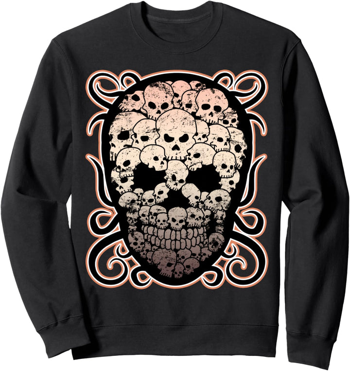 Halloween, Gruselig, Für Männer und Frauen, Schädel Sweatshirt