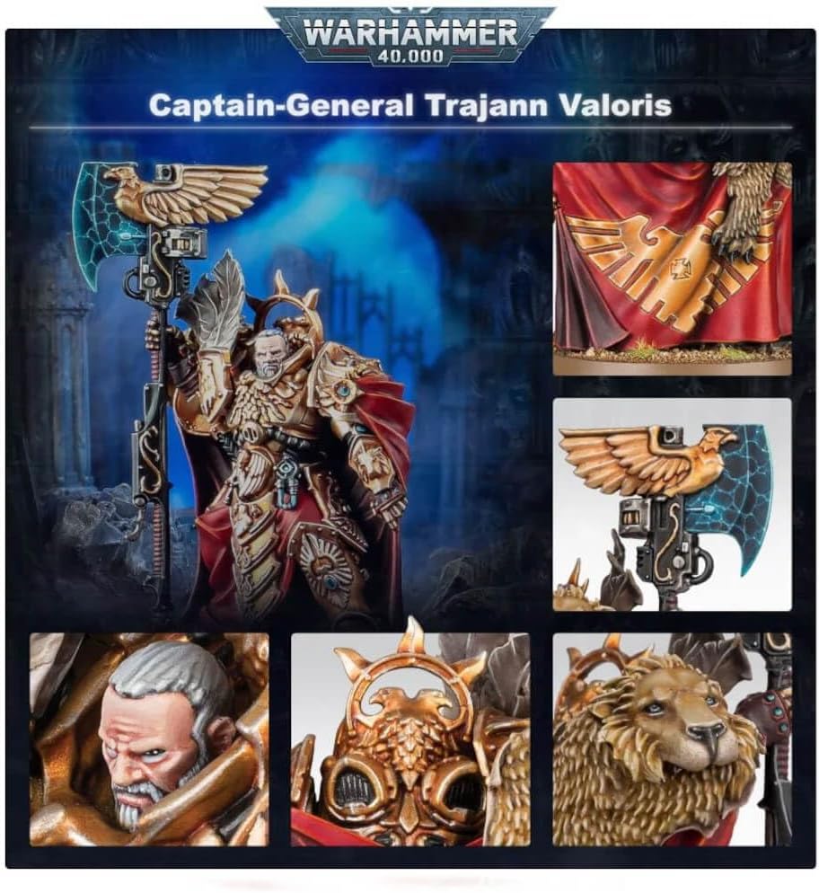 Games Workshop Warhammer+40k+-+Adeptus+Custodes+Captain+General+Trajann+Valoris