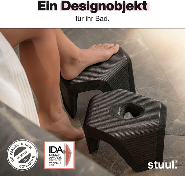 STUUL Toilettenhocker für Erwachsene - natürliche Hilfe bei Verstopfung, Hämorrhoiden & Darmbeschwer