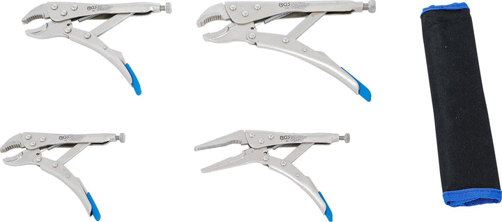 BGS 494 | Gripzangen-Satz | 4-tlg. | Gripzange 140 / 185 / 220 mm | Langbeck-Gripzange 175 mm | inkl