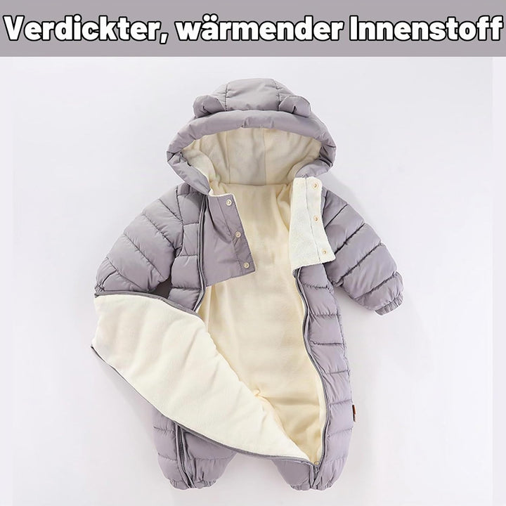 Baby Schneeanzug Overall Winter mit Kapuze Strampler Jungen Mädchen Säugling Schnee Tragen Dick Jump