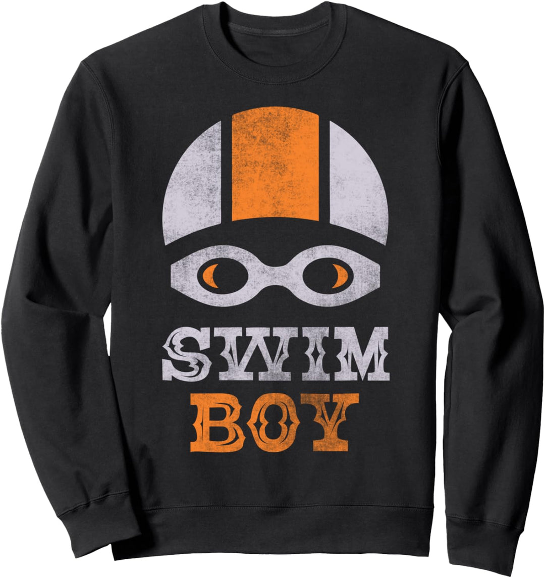 Schwimm Sohn Schwimmer Schwimmen Junge Sweatshirt