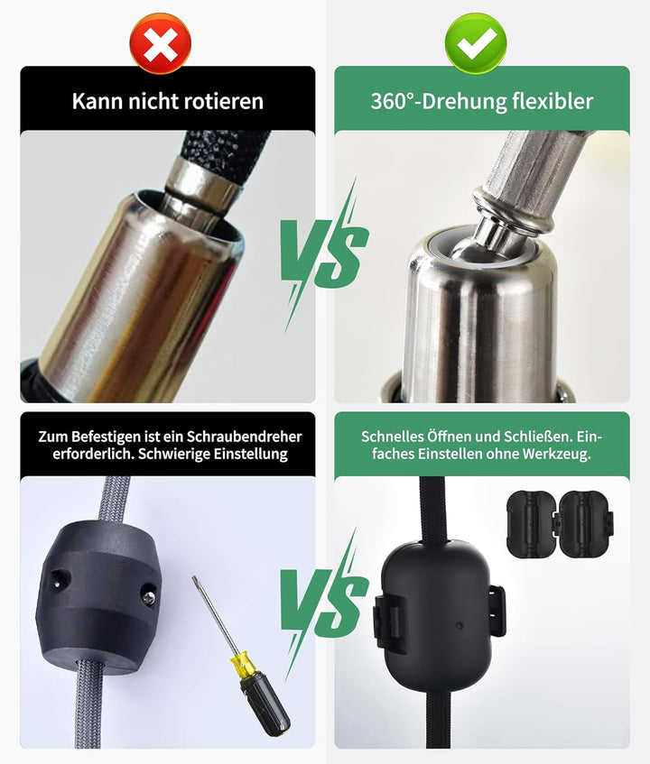 Wasserhahn Küche Ausziehbar,Hochdruck Küchenarmatur mit Herausziehbarer Brause Mischbatterie Küche m