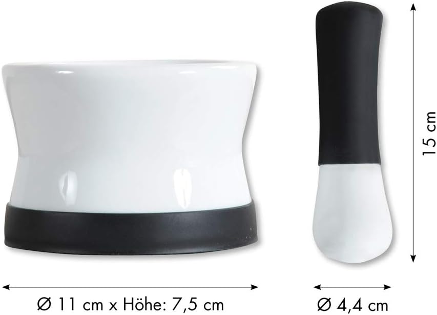 Kesper Mörser, Porzellan, Weiss, Ø 11 cm, Höhe: 7,5 cm