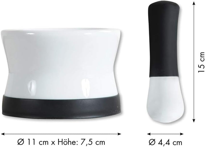 Kesper Mörser, Porzellan, Weiss, Ø 11 cm, Höhe: 7,5 cm