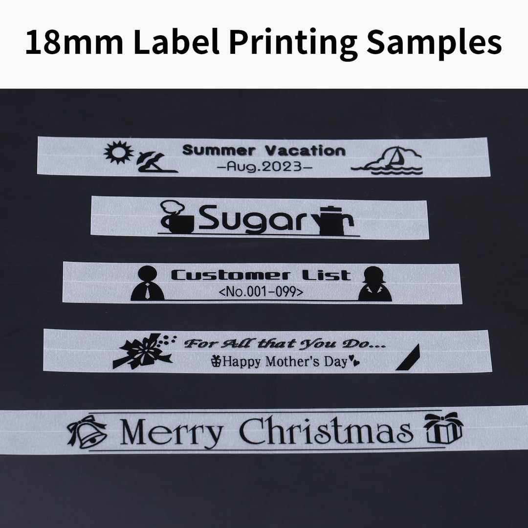 4x kompatibel für Brother P-touch Transparent Bänder 18mm TZe-141 PTouch Schriftband 18mm Clear TZe1