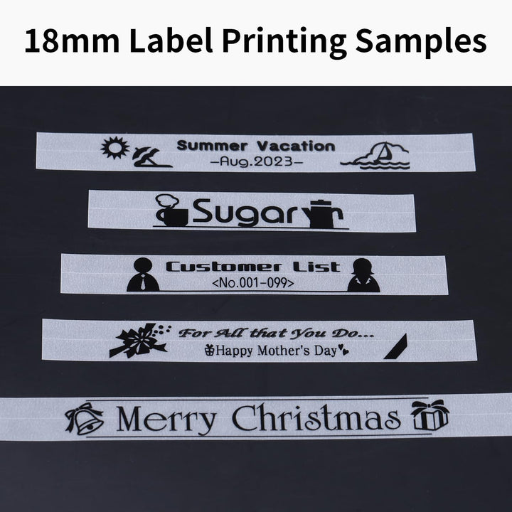 4x kompatibel für Brother P-touch Transparent Bänder 18mm TZe-141 PTouch Schriftband 18mm Clear TZe1