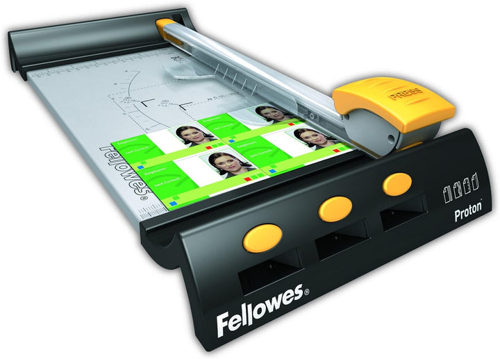 Fellowes Heimbüro Rollenschneidemaschine Proton A4 schwarz/metallic, A4