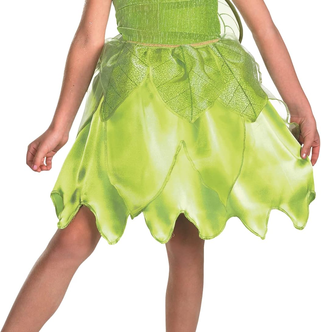 Disguise 187360 Tink und die Fee Tinkerbell Rettungs-Klassiker Kinderkost-m Gr--e: Medium (7-8) 7-8